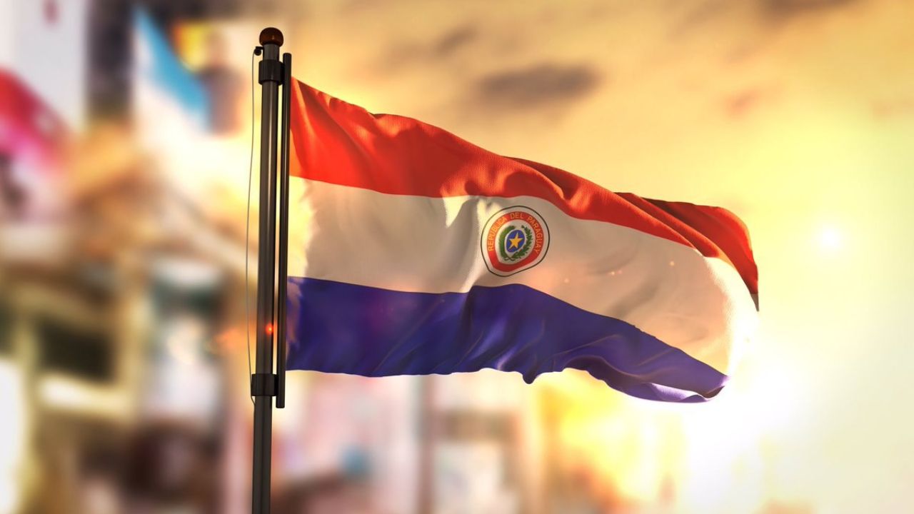 Bandera paraguaya. Foto referencial.