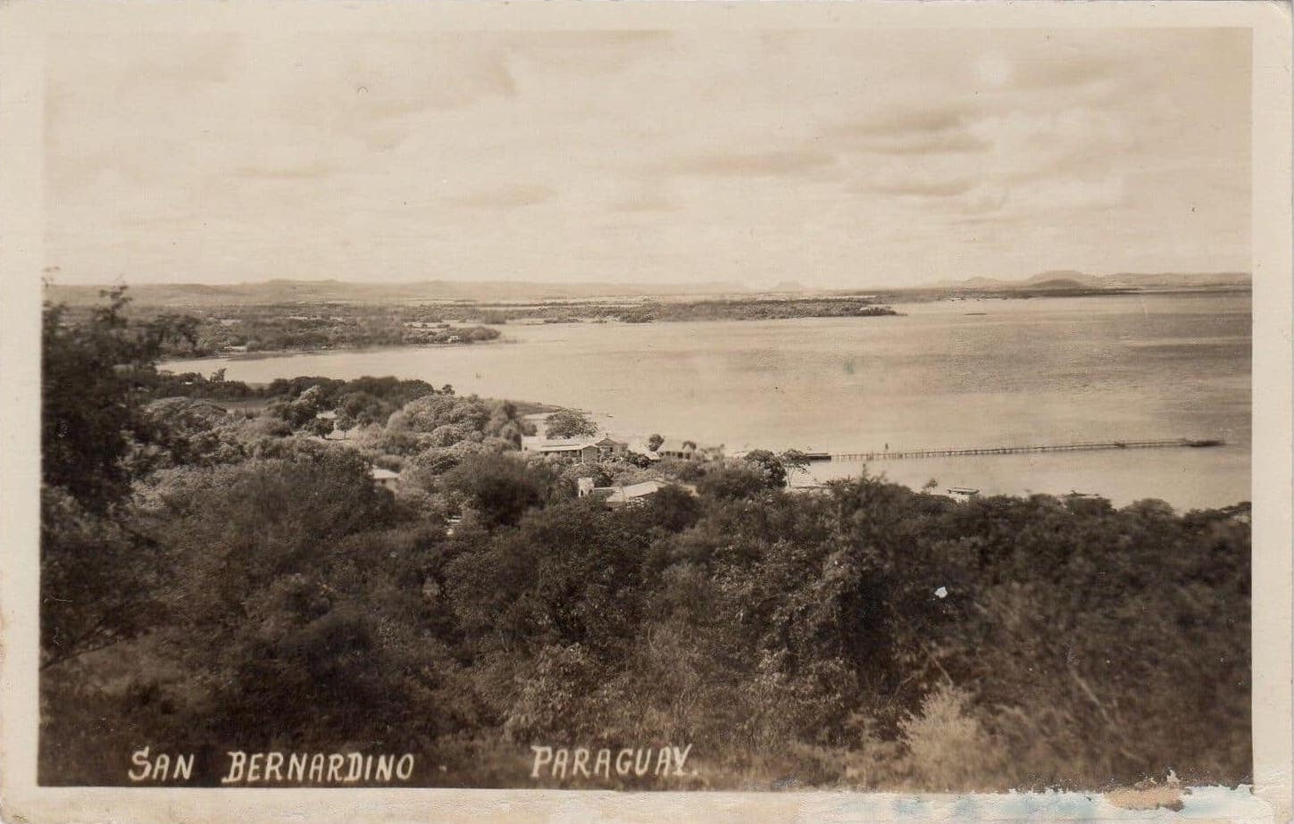 San Bernardino, postal de época. Cortesía