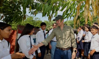 Santiago Peña de visita al Chaco. Foto: Gentileza.