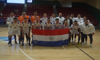 Selección paraguaya absoluta de fútbol de salón. Foto: Gentileza de la Federación Paraguaya de Fútbol de Salón.