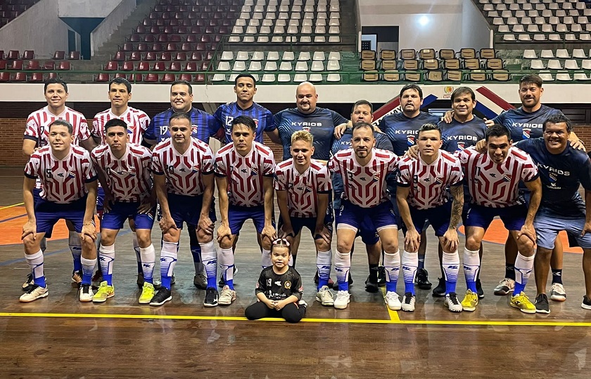 Plantel 2023 de la selección paraguaya de fútbol de salón. Foto: Gentileza.