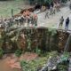 Una trampa mortal es la zona donde cayeron los militares. Foto: Ejército Paraguayo.