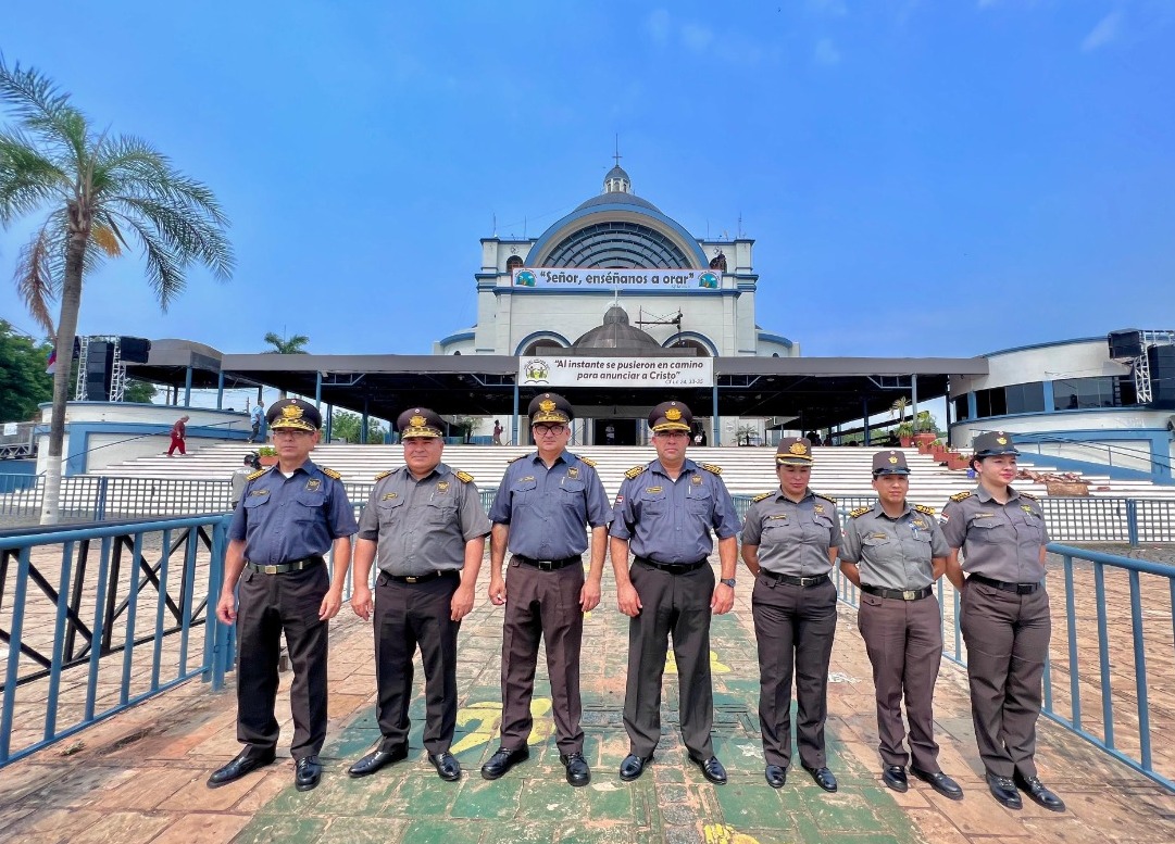 Patrulla Caminera durante el lanzamiento del Operativo Caacupé 2023. Foto: MOPC.