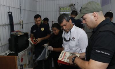 Autoridades durante la intervención. Foto: Ministerio Público.