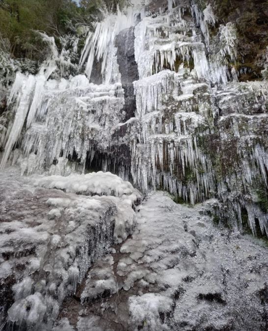 Cascada que congela, Urupema. Foto Marleno Muniz.