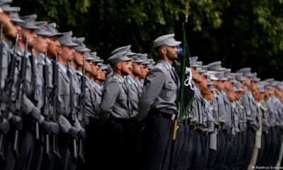 Soldados del Ejército alemán participan en una ceremonia en Múnich. Foto: DW.