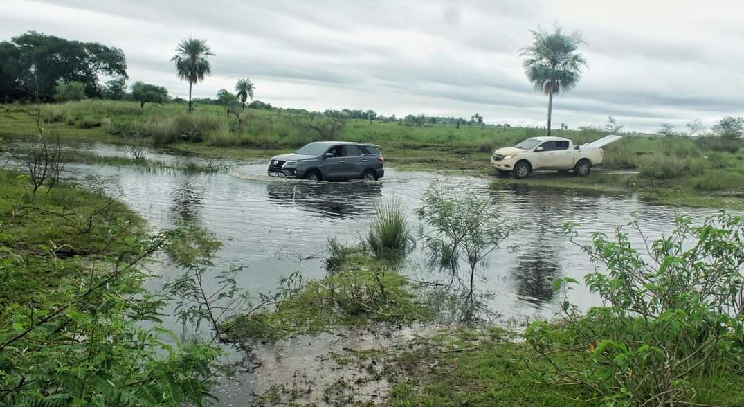 Actualmente, Cerrito es el distrito que está siendo más golpeado por las inundaciones. Foto: Radio 1000.