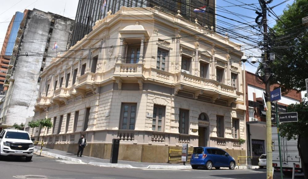 Edificio de la Vicepresidencia de la República. Foto: Municipalidad de Asunción.