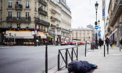 Sin techo en Francia. Foto: El Mundo.