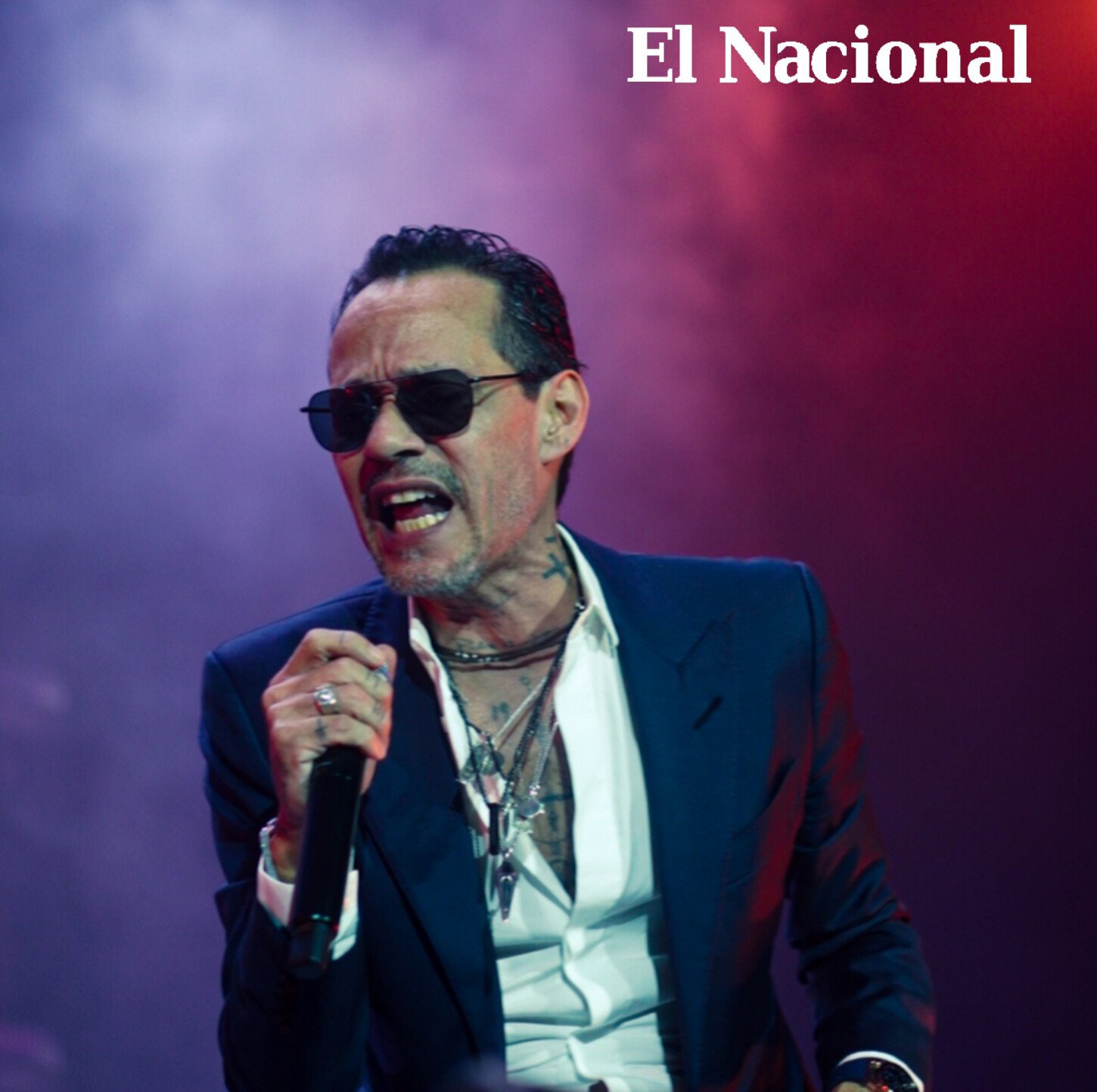 Marc Anthony en concierto en Paraguay. Foto: El Nacional.