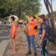 Familiares de reos del penal de Tacumbú. Foto: Captura de pantalla.