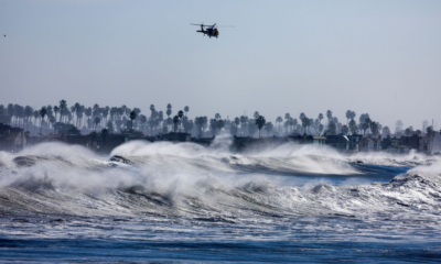 Ola de mar en California. Foto: CNN