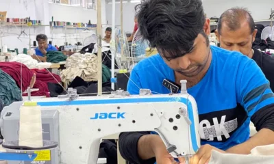 Unos 140 migrantes de Bangladesh trabajan en una fábrica de textiles en las afueras de Atenas, capital de Grecia. Foto: DW.