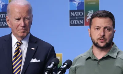 Joe Biden y Volodimir Zelenski. Foto: DW.