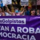 Protestas en Guatemala por el accionar de la Fiscalía, el llamado Ministerio Público en contra de los resultados de la elección que ganó el presidente electo Bernardo Arévalo Protestas en Guatemala por el accionar de la Fiscalía, el llamado Ministerio Público en contra de los resultados de la elección que ganó el presidente electo Bernardo Arévalo. Foto:DW.