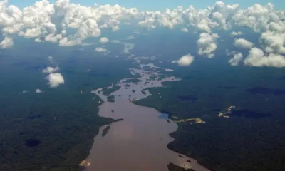 La región del Esequibo, en Guyana, rica en petróleo y otros recursos, que Venezuela pretende anexionar a su territorio. Foto: DW.