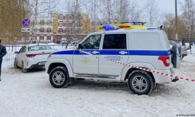 Tiroteo en escuela de Rusia. Foto: DW.