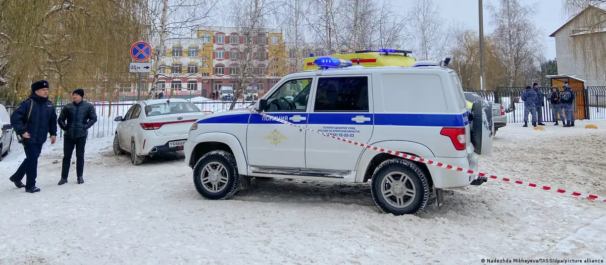 Tiroteo en escuela de Rusia. Foto: DW.