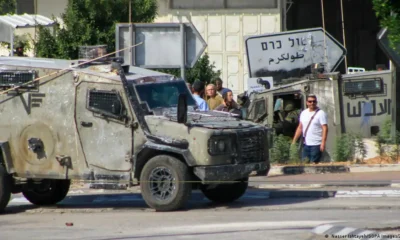 Fuerzas israelíes desplegadas en Cisjordania para proteger asentamientos judíos. Foto : DW.