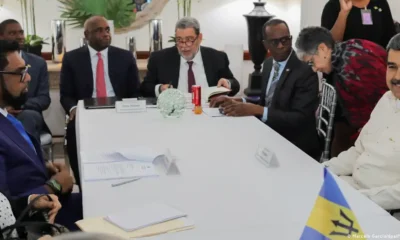 Encuentro de los presidentes de Guyana y Venezuela ayudó a rebajar la tensión. Foto:DW.