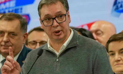 Las elecciones parlamentarias y locales se consideraron una prueba para el Presidente Aleksandar Vucic. Foto: DW.