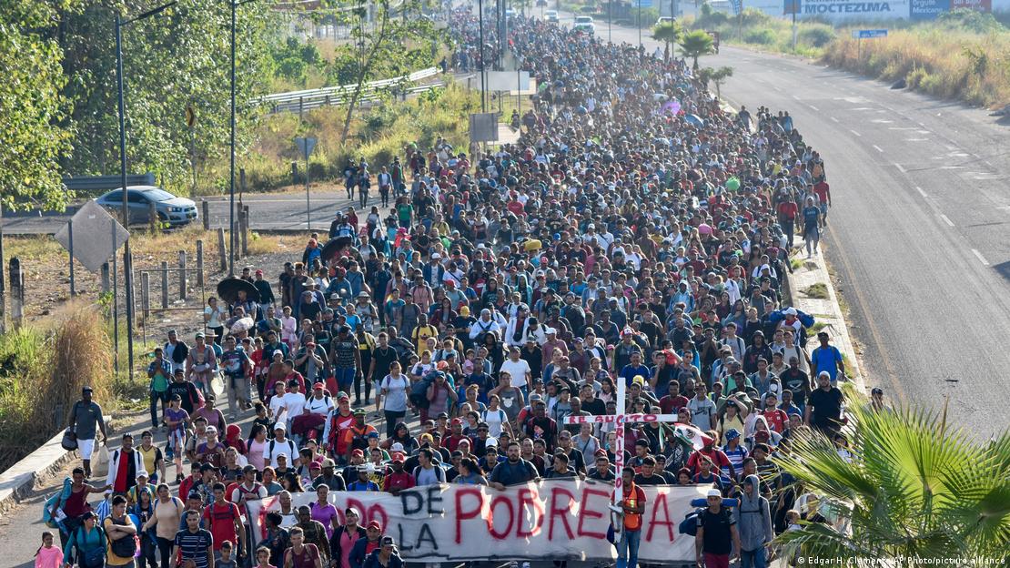 Migrantes de México. Foto: DW.