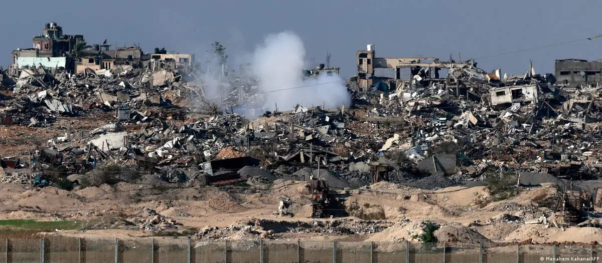 Guerra entre Israel y el grupo terrorista Hamás ha provocado una gran destrucción. Foto: DW.