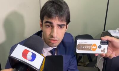 Alejandro Ovelar, hijo del presidente del Congreso Nacional, Foto: Radio 1000