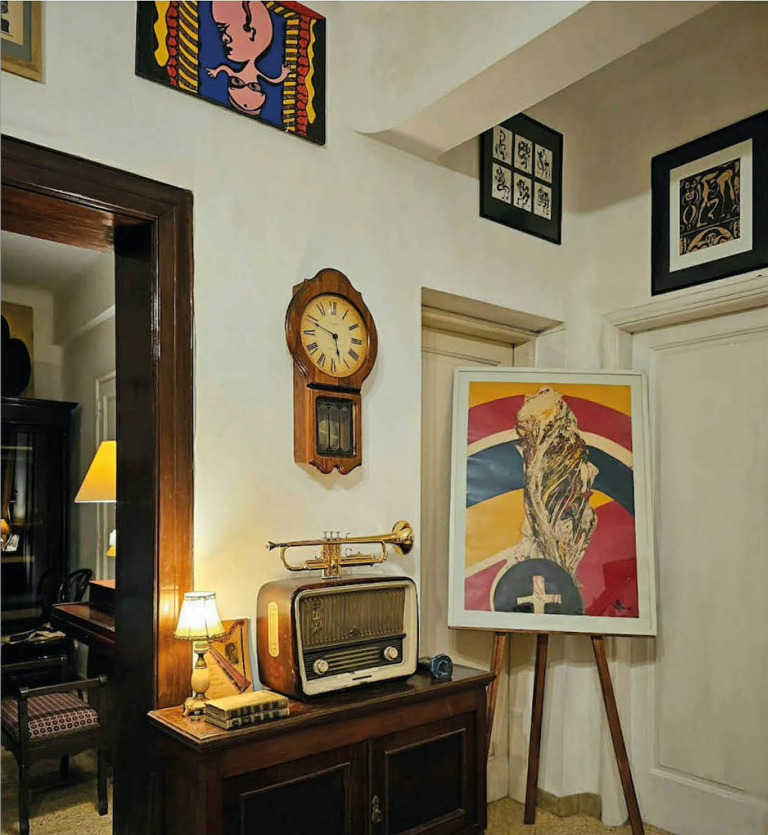 Interior de la Casa de las Artes Visuales "William Riquelme". Cortesía