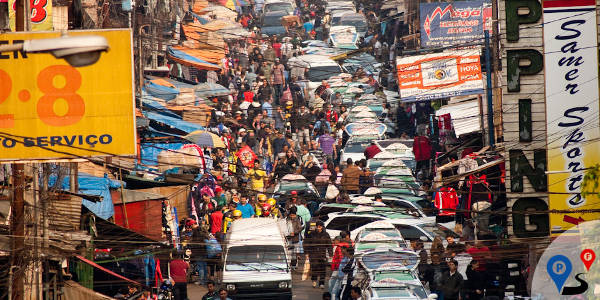 Puestos de ventas en Ciudad del Este. Foto: Gentileza.