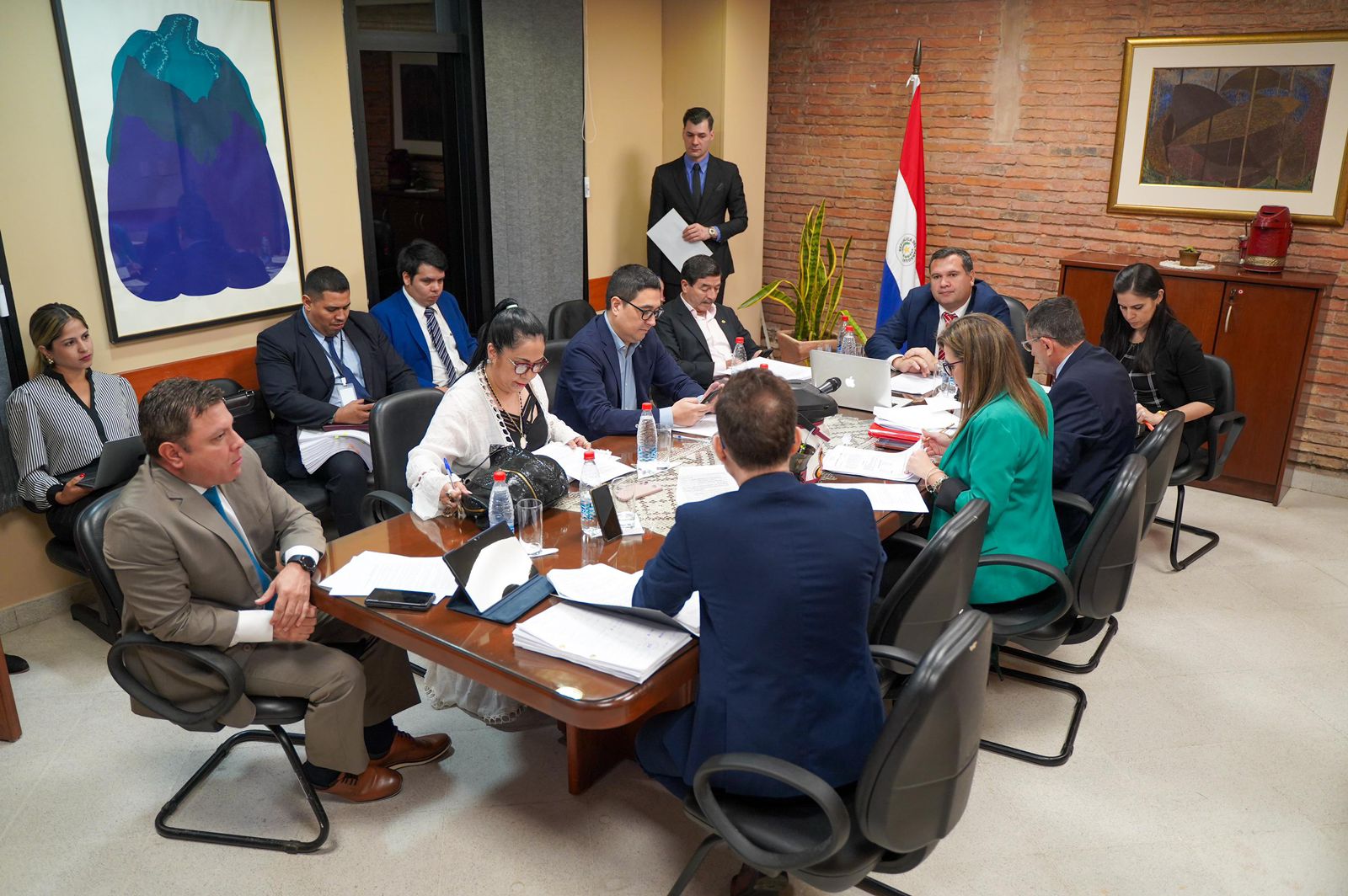 Reunión de la Comisión de Legislación del Senado. Foto: Gentileza.