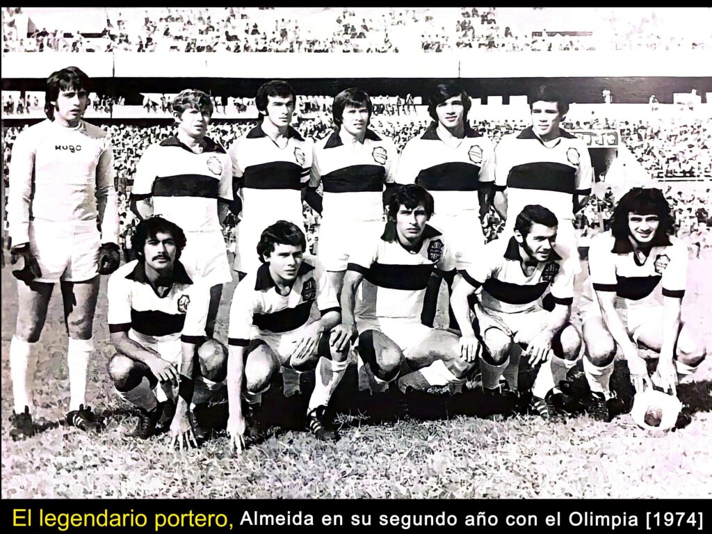 Ever Hugo Almeida en el equipo de Olimpia. Foto: Gentileza.