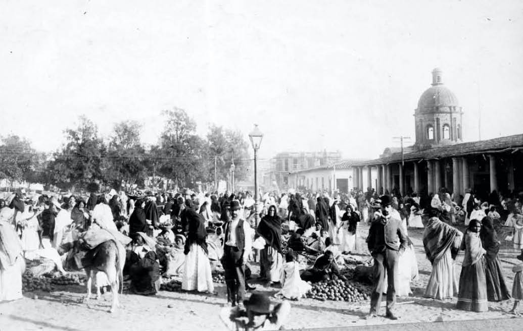 Mercado Guasú, fines del siglo XIX. Cortesía