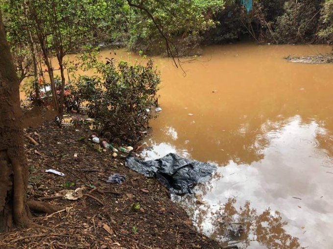 El hombre fue arrastrado por las aguas del arroyo Acaraymi. Foto: Gentileza.