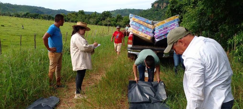 La SEN asiste a más de 400 familias afectadas por el último temporal en todo el país. Foto: Gentileza.