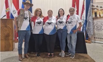 Organizadores de la Gala de la Literatura Paraguaya. Cortesía