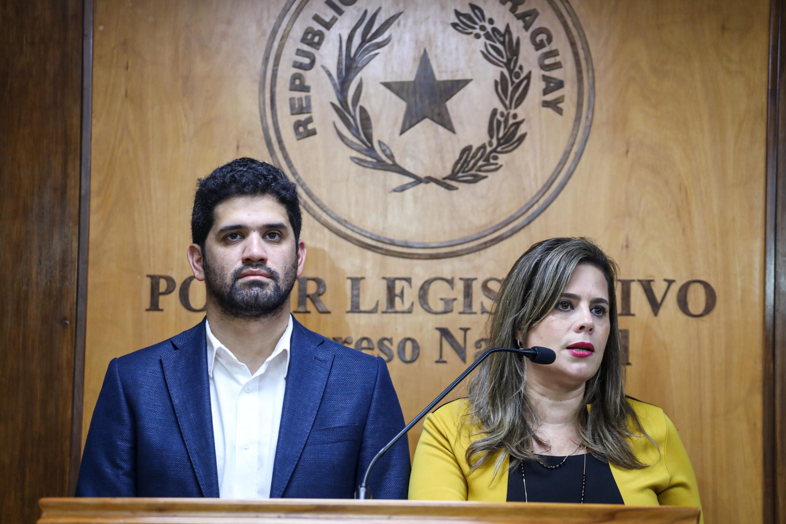 Raúl Benítez y Kattya González. Foto: Gentileza