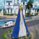 Virgen de Caacupé con Botellas de Plástico. Foto: Municipalidad de Ciudad del Este.