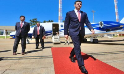 El presidente Santiago Peña hará otro viaje al exterior. Foto: Presidencia.