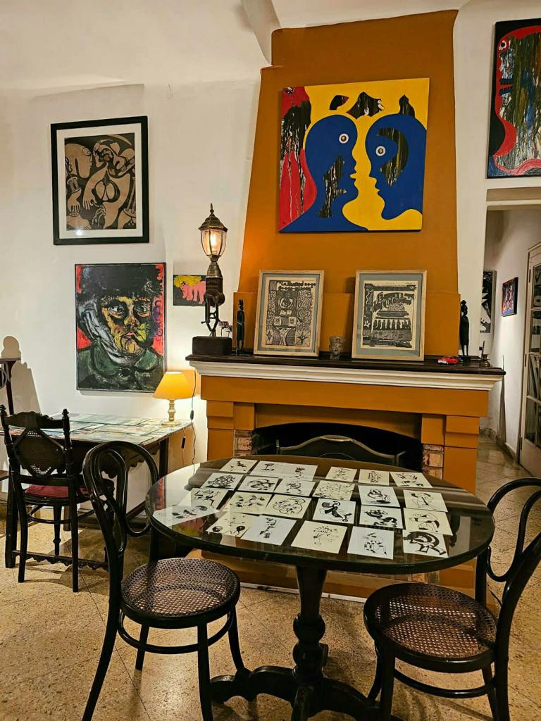 Interior de la Casa de las Artes Visuales "William Riquelme". Cortesía