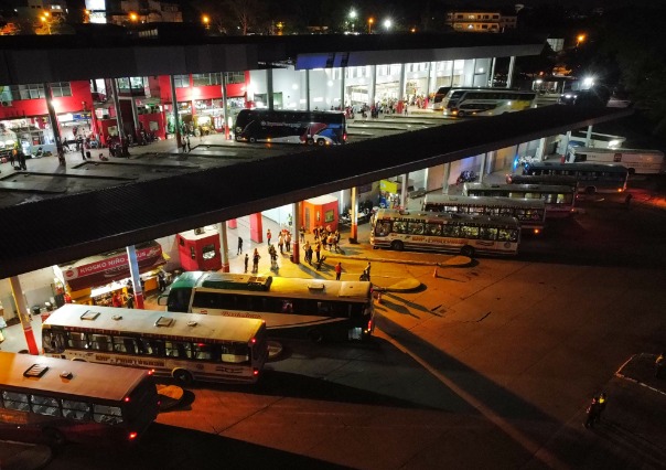 Estación de buses de Asunción. Foto: MOPC.