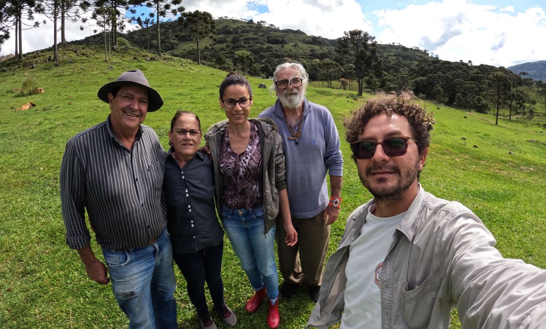 Altamiro, Selva, Aline, Claudio y Alfredo Guachiré, Foto: Gentileza.