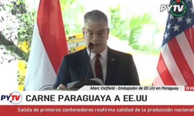 Embajador de Estados Unidos, Marc Ostfield. Foto: Captura de pantalla.