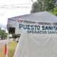 Puesto sanitario en Caacupé. Foto: MSP BS.