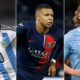 Messi, Mbappé y Haaland, candidatos al premio The Best. Foto: Infobae.