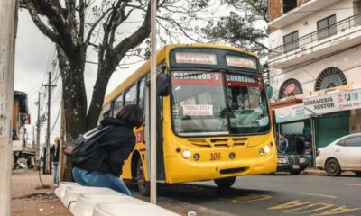 Transporte público en Encarnación. Foto: Radio Ñandutí.