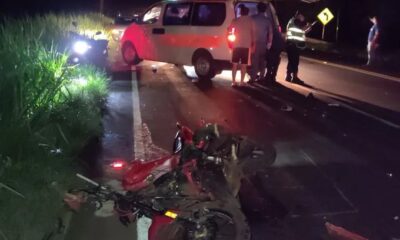 Una motocicleta que circulaba por la banquina produjo el accidente y el automóvil se dio a la fuga. Foto: https://www.futurafm97.com/