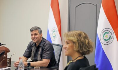 Santiago Peña y Lea Giménez. Foto: Gentileza.