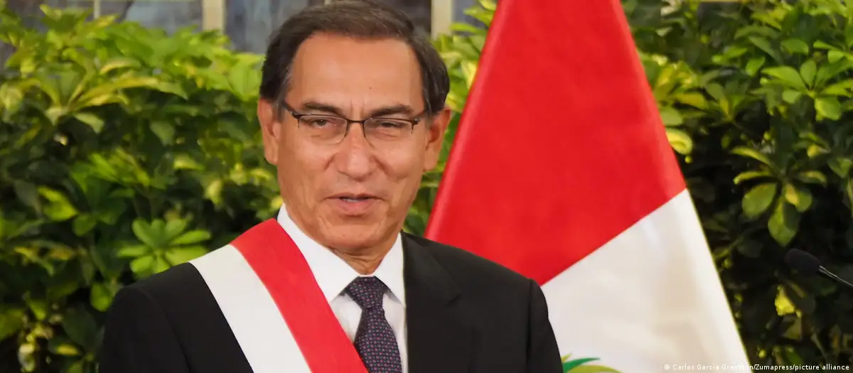 El expresidente peruano Martín Vizcarra. (2018-2020). Foto: DW.