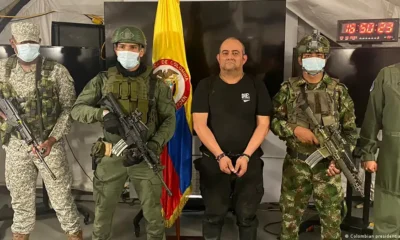 Las autoridades de Colombia informaron que alias 'Tripaseca' era primo de alias 'Otoniel' (en la imagen), líder del Clan del Golfo. Foto: DW.